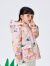 巴拉巴拉童装女童棉衣宝宝棉服秋冬新款短款三合一印花两件套 粉色调00366 90cm