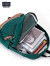 JANSPORT杰斯伯双肩包女男复刻暮光学生背包书包 4QVA7F7松林绿-侧袋+隔层