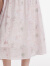 歌莉娅 夏季新品  巴厘纱地图印花半裙  1C5L2B350 2AD淡粉手绘巴黎地图 M