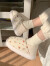 细细条 春夏款室内月子鞋孕妇产后居家防滑软底包跟薄款棉鞋女士 小兔米白色 36-37