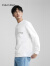 Calvin Klein Jeans24春季新款男潮流休闲ck涂鸦字母印花纯棉圆领卫衣J325059 YAF-月光白 S