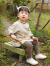巴拉巴拉婴儿秋装宝宝长袖女童套装儿童衣服两件套2023款时髦洋气 沙卡-套装-50403 73cm