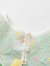 巴拉巴拉童装女童裙子儿童洋气夏装可拆卸翻领小童宝宝甜美连衣裙 绿色调00344 100cm