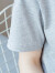 TEEK夏季短袖t恤男生上衣 2024新款学生半袖印花体恤潮流搭配男装衣服 花灰色 180/XL