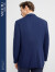 威可多（VICUTU）男单西服纯羊毛商务休闲西装VBS19110357 蓝色 165/88B 