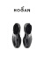 HOGAN女鞋H651系列休闲简约舒适时装靴松糕底鞋靴子 黑 建议拍小半码 35.5