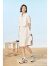 飞鸟和新酒假两件短袖连衣裙宽松2024夏季新款衬衫南法度假风裙 条纹米白HNA03 M
