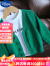 迪士尼（Disney）宝宝针织开衫1岁婴儿纯棉薄款春秋外套男童女童毛衣儿童空调衫 V领纯色针织衫绿色 标码110(建议身高95-105)