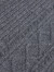 雪莲秋冬新款纯色绞花圆领男套头针织衫羊绒衫商务纯山羊绒圆领羊绒衫 灰色 T665 XXL(115)