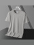 SKONWAT索罗娜T恤男半袖g木代尔T恤冰丝感圆领短袖男式T恤 浅绿色 3XL(155-175)