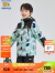 斯凯奇（Skechers）儿童梭织羽绒服男女童保暖套装L423G008 男童/异形迷彩蓝宝石/03HN 120cm