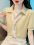 萧遇（XIAOYU）2024新款夏款雪纺衬衫女上衣 图片色 S 85-98斤