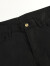威杰思（VJC）2023春季男装新款男士白色高腰牛仔裤修身烫钻直筒裤B22AO3466 黑色花 175(XL)52