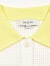 哈吉斯（HAZZYS）女装 夏季款休闲小清新透气针织衫女ABYSD13BD02 米黄色OW 155/80A 36