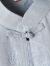 皮尔卡丹（pierre cardin）唐装男短袖夏季中式汉服中老年半袖亚麻衬衫男爸爸装棉麻宽松上衣 米黄色 圆龙 165(90-115斤)