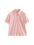 茵曼衬衫女短袖夏季薄款职业通勤气质衬衣女QCY1842007 粉色 L 