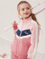 Hello Kitty女童运动套装儿童外套春秋中大童卫衣运动裤运动服两件套074粉120
