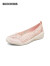 斯凯奇（Skechers）女款休闲单鞋104115 粉红色/PNK 36.5 