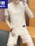 罗蒙（ROMON）男士睡衣睡裤夏季薄款棉麻短袖短裤T恤套装2024新款中国风纯棉家 T02-白色 XL