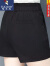 啄木鸟裙裤女式士23夏季新款韩版黑色休闲时尚外穿高腰显瘦a字裤短裤 粉色 S