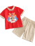 迪士尼（Disney）品牌童装儿童汉服男童夏装短袖短裤两件套男孩宝宝唐装新中式汉服 豆绿色 90cm