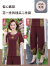 俞兆林（YUZHAOLIN）中年妈妈夏装套装2024新款洋气上衣小衫夏季中老年女短袖雪纺T恤 枣红色 2XL (建议115-125斤左右)