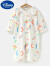 迪士尼（DISNEY）婴儿连体衣夏新生儿睡衣家居服宝宝含棉空调服长袖裤哈衣爬服 卡通龙 90