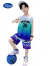 迪士尼（Disney）儿童篮球服套装速干男童30号小学生训练服中大童运动球衣无袖 23号短袖中国少年紫色:(偏小一码 140