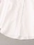 子牧棉麻2024春装 女文艺小清新刺绣花朵字母宽松衬衫长袖上衣8610 白色 XXL(建议125-140斤)