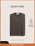 Golden Goose女装 Journey Collection24年新款深色棉质圆领无袖垫肩T恤衫 煤灰色 M码(170/92A)