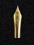 君子剑官方原装钢笔暗尖替换笔尖0.38EF暗尖 金色F笔尖片 两个