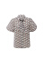 EYEDOLL【商场同款】24夏季新款设计感减龄洋气甜美印花短袖衬衫 米色 M