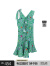 江南布衣（JNBY）夏季连衣裙女宽松趣味印花不对称A型无袖5M5G00440 904/杂粉绿 XL