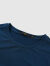 HLA海澜之家短袖T恤男六维弹力运动风纯色短袖男 宝蓝W9 165/84A/S