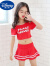 迪士尼（Disney）儿童泳衣女孩女童分体裙式学生公主小中大童学生少女可爱游泳套装 3210-大草莓(分体) 建议110-125cm 25-40斤