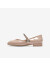 百思图2024秋季新款商场同款时髦法式玛丽珍粗跟女单鞋A2363CQ4 粉色 38