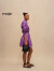 Maje【胶囊系列】夏季女装紫色收腰短款连衣裙MFPRO03032 紫色 T38
