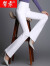 馨索高腰微喇叭裤女垂感显瘦女装休闲裤2024春夏新款薄款修身气质女裤 白色微喇（夏季款） 3XL（建议144-154斤）
