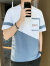 顶峰保罗（Dingfengbaoluo）短袖t恤男士夏季潮牌五分半袖纯棉体恤上衣服男装21056白色4XL