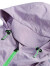 古由卡（GUUKA）潮牌粉紫色户外连帽拉链风衣男 拼接撞色立体大口袋外套宽松 粉紫 M