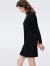 Diane von FurstenbergDVF JEANNE裙子针织裹身连衣裙宴会礼服裙 经典黑 S