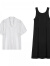 丹珠娜（DanZhuNa）连衣裙夏季2024年新款法式女装穿搭轻熟风小个子背带裙套装裙子女 白色上衣 XL