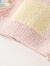 戴维贝拉（DAVE＆BELLA）宝宝毛衣女秋冬小童女童套头衫幼儿上衣雪尼尔半边绒儿童针织衫 彩色格 80cm（建议身高73-80cm）