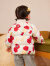 巴拉巴拉婴儿羽绒服男童秋冬童装女童短款外套新款保暖新年季 白红色调00316 73cm