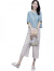 叶紫枫（YEZIFENG）棉麻套装女2024年夏装新款百搭气质宽松显瘦遮肚子时尚休闲阔腿裤 白色 XL