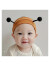 SKONWAT婴儿护囟门帽夏季发带空顶帽春秋薄款宝宝帽子新生儿胎帽蜜蜂可爱 卡其 大弹力+0-12个月(建议头围38-46c