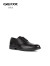 GEOX杰欧适男鞋简约舒适商务通勤正装皮鞋U255DA 黑色C9999 40
