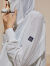 Hush Puppies暇步士女装2023夏季UPF50+衣帽一体多方位防晒衣 118白色 S