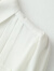 筱韩舒高端品牌雪纺衬衫女春秋季新款时尚长袖白色衬衣个性上衣百搭小衫 白色 2XL