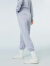OVV【高级运动系列】2023春夏新款女装可机洗黄金羊毛运动针织裤 紫灰净色01 XS